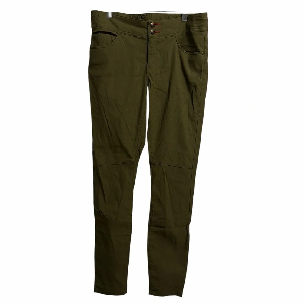 Toad&Co Olive Green Flextime Skinny Pant - Picture 2 of 5